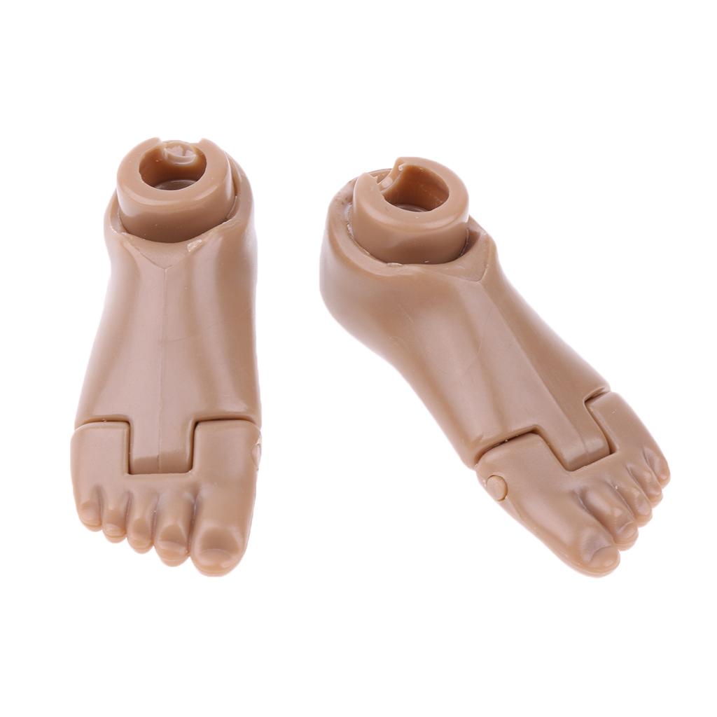 1:6 Đôi Chân Trần & Kết Nối Cho 12 Inch HT TC TTL Nhân Vật Hành Động Cơ Thể Đồ Chơi Búp Bê