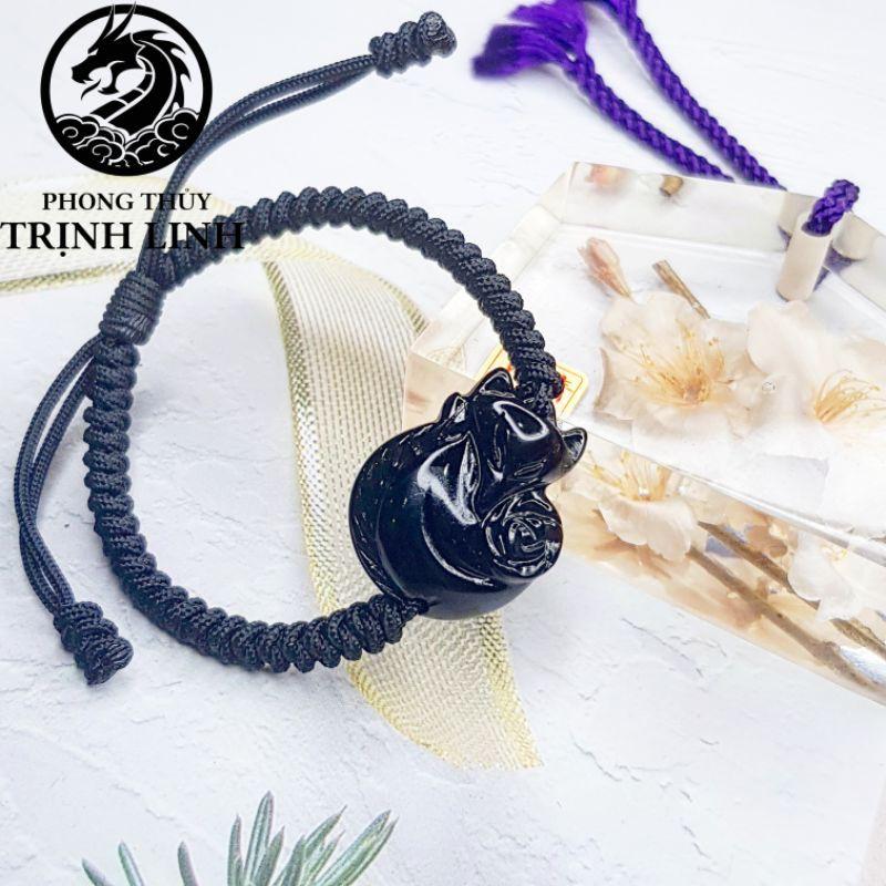 VÒNG TẾT CHỈ HỒ LY ĐEN ÔM HOA