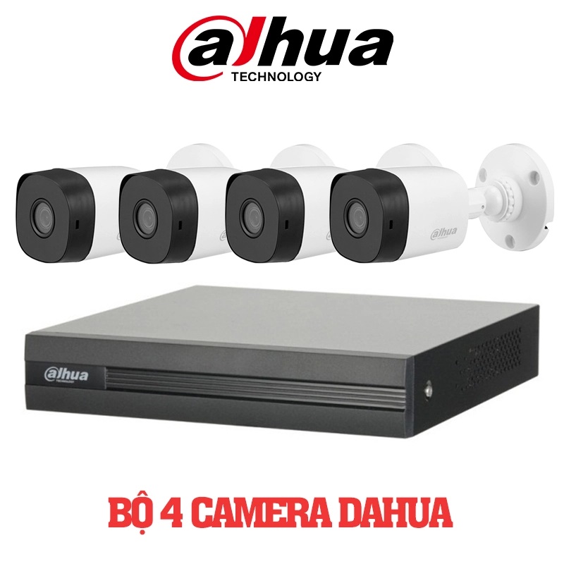 Bộ Camera Giám Sát Dahua 2.0MP Full HD - Hàng Chính Hãng