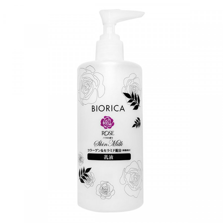 Sữa dưỡng ẩm da mặt Nhật Bản Biorica Rose Chính hãng ( SIZE ĐẠI 300ML) và nơ