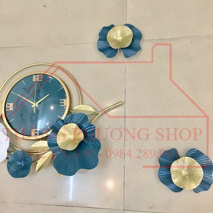 Đồng Hồ Treo Tường Cành Hoa TP-077G