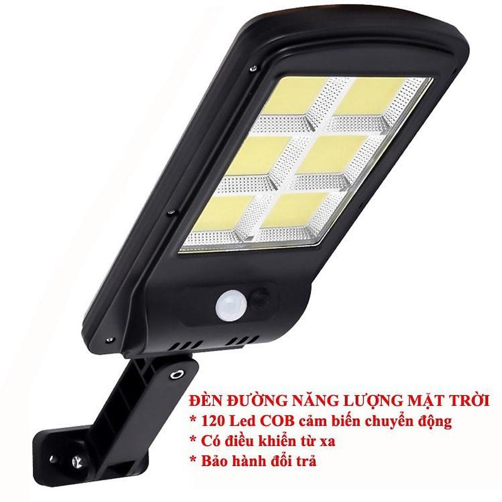 Đèn năng lượng mặt trời cảm biến thông minh 60W có điều khiển