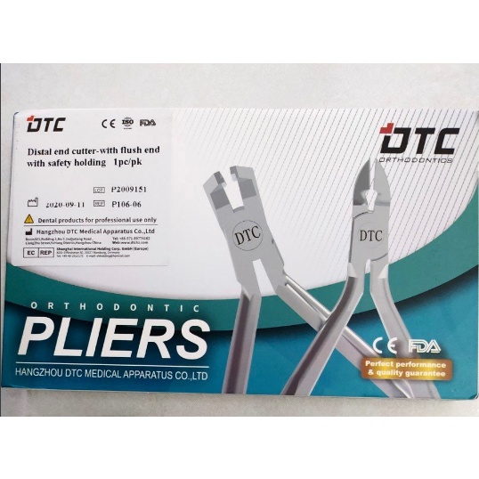 Kềm cắt xa kèm tuôn_DTC (Distal end cutters with safety holding and flush end standard handles)_Dùng trong nha khoa_ Chỉnh nha_Niềng răng [Ảnh thật][Chính hãng]