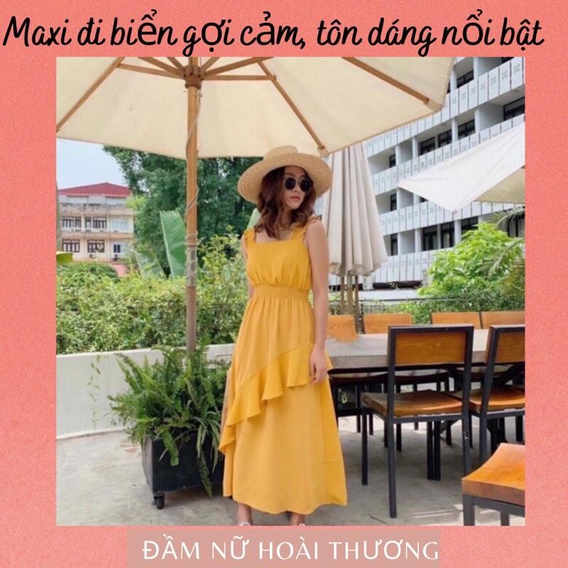 Đầm thiết kế sang chảnh / Váy dáng suông chất liệu đũi mềm mát