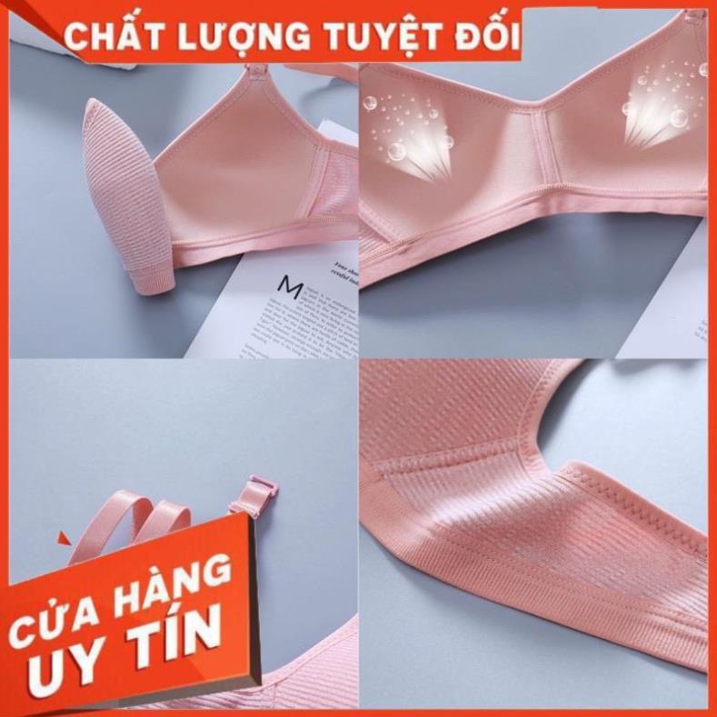 Áo Lót Nữ Cotton Cao Cấp Không Gọng Mỏng Nâng Ngực 136