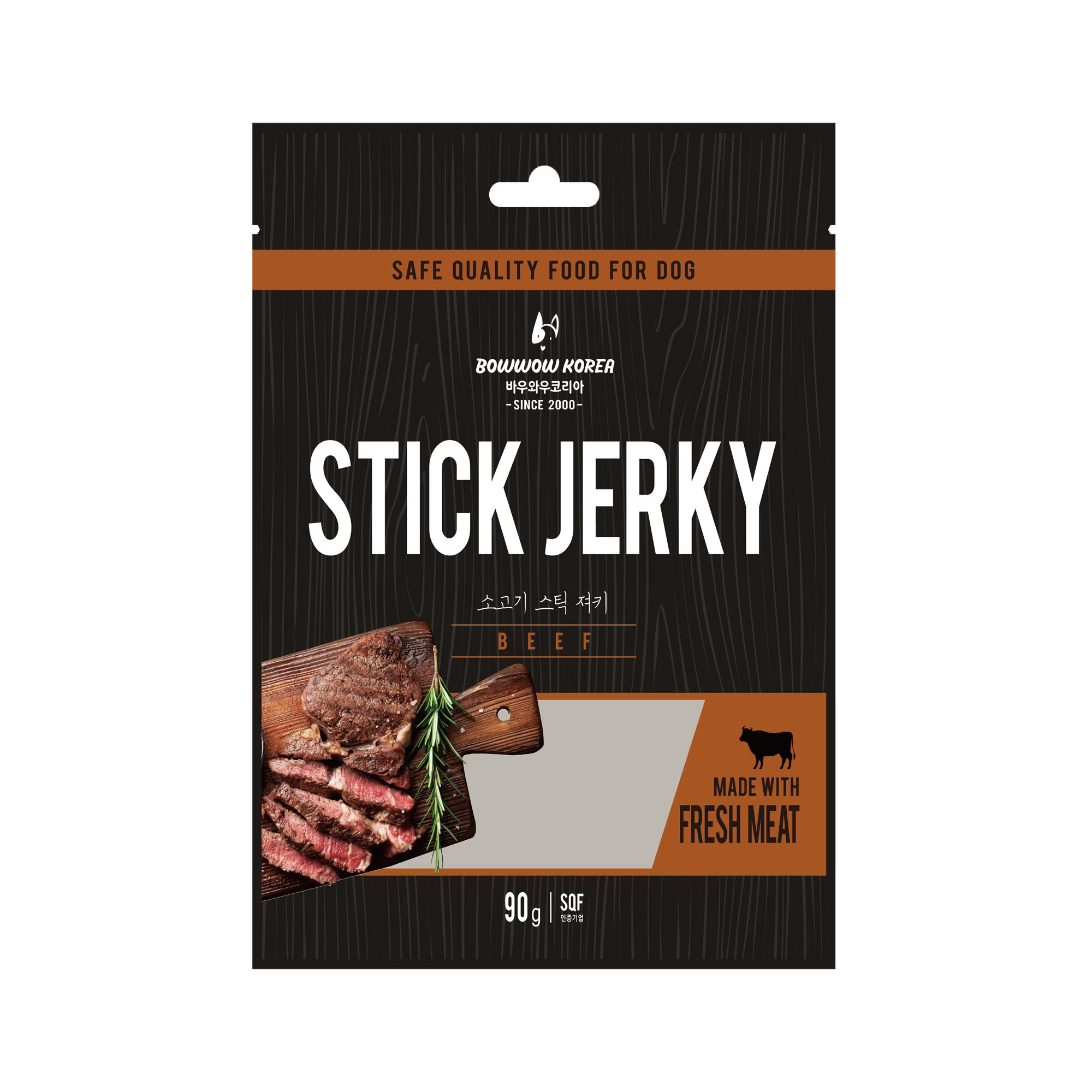 Đồ cắn gặm Snack thưởng cho chó Thịt bò que Beef Jerky 90g