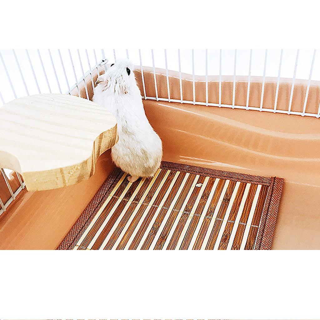 2Pcs Summer Cool Sleeping Bed Mat for Small Pets Hamster Gerbil Guinea Pig