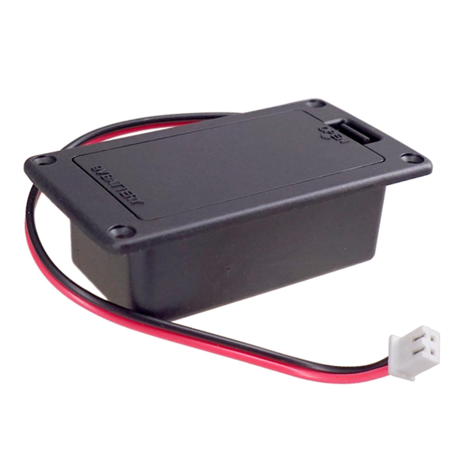 2x 9V Battery Cover Battery Box Case Compartment for Active Guitar Bass Accs