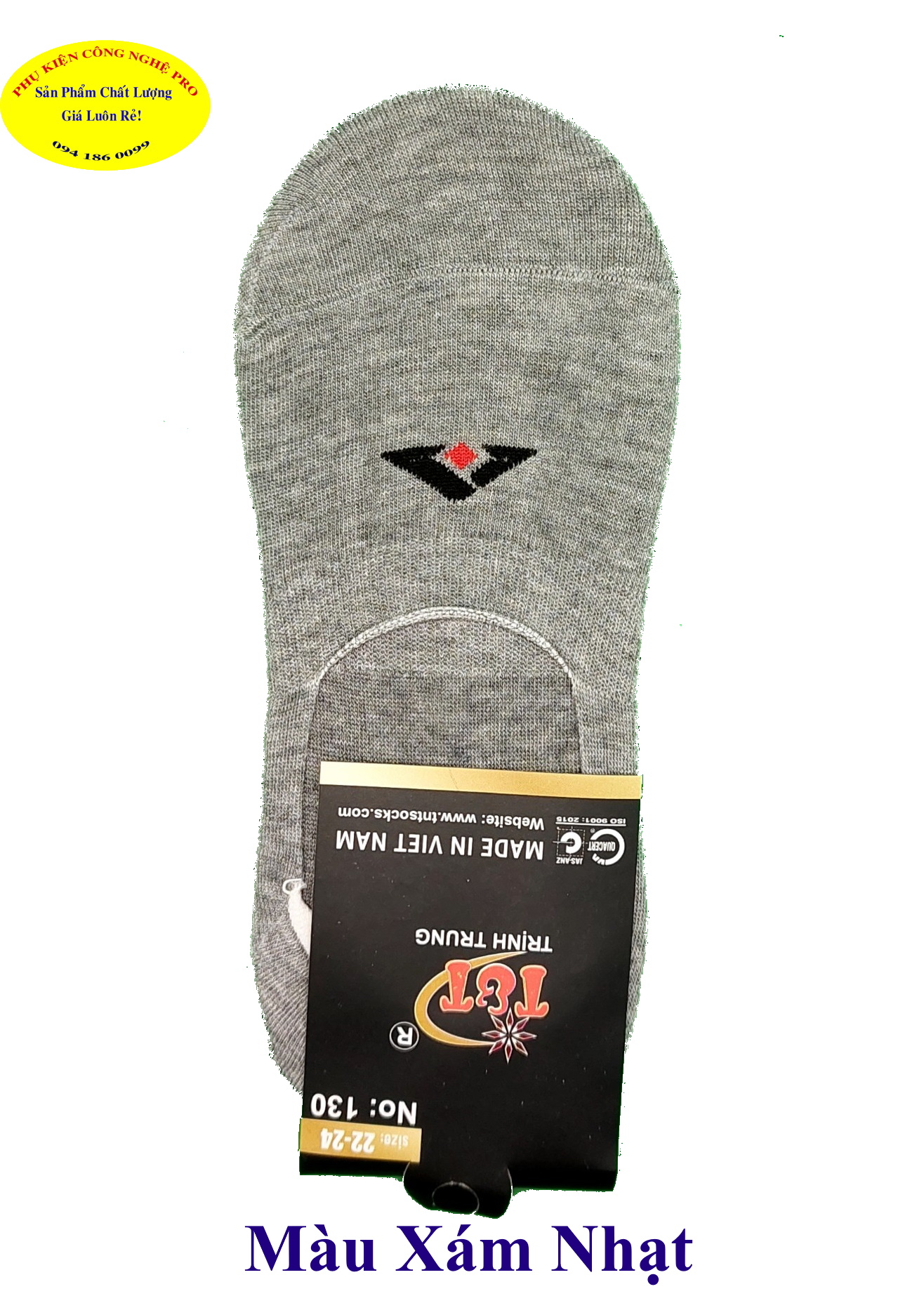 TẤT VỚ HÀI NAM Size 22-24 Thương hiệu T&amp;T Trịnh Trung MEN'S SOCKS Sản xuất tại Việt Nam, Mềm mại, Thoáng mát, Hút ẩm tốt