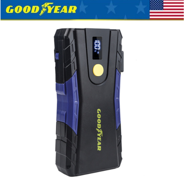Bộ kích điện acquy ô tô, kiêm pin sạc dự phòng Goodyear GY-5229 Dung lượng 12000mAh - Hàng nhập khẩu