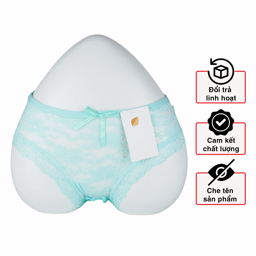 Quần lót ren nữ xuyên thấu gợi cảm cao cấp, quần lót nữ sexy chất vải ren thêu siêu nhẹ, kháng khuẩn, mềm mịn FreeSize <60kg