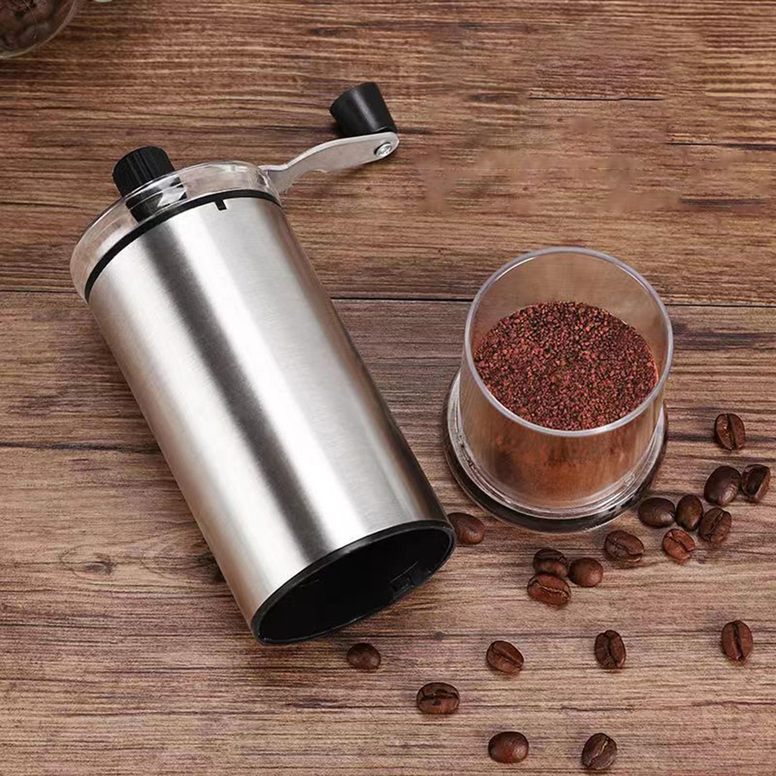 Manual Coffee Bean Grinder Ceramics Burr Adjustable Setting Coffee Lover Gift Hand Crank Coffee Mill Portable for Hiking Kitchen Espresso