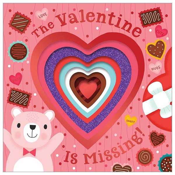 The Valentine Is Missing! Board Book With Cut-out Reveals