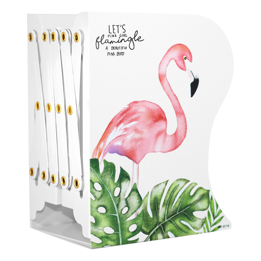 Kệ Chặn Sách Xếp - A Beautiful Pink Bird - 6114