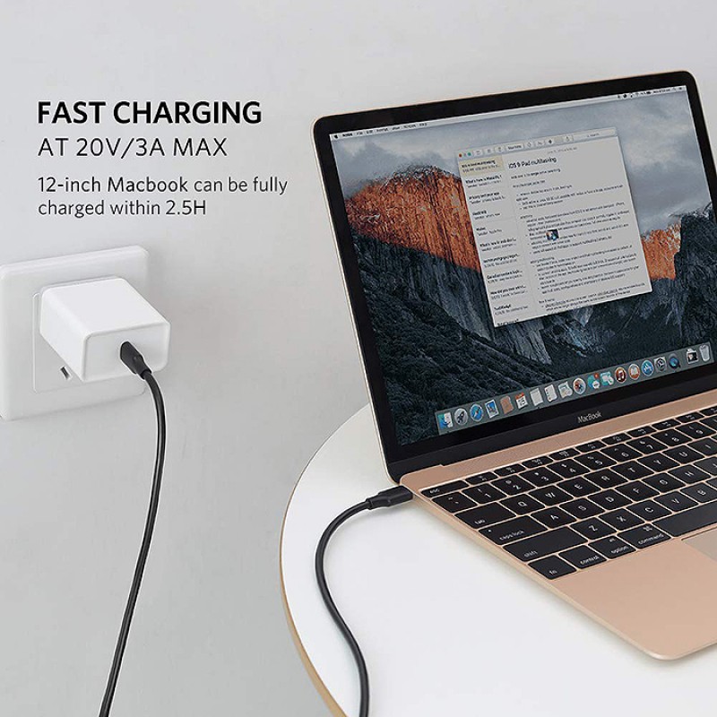 Cáp USB Type-c To Type-c 1.5M Ugreen 50998 - Dây 2 Đầu Type-c Hàng Chính Hãng