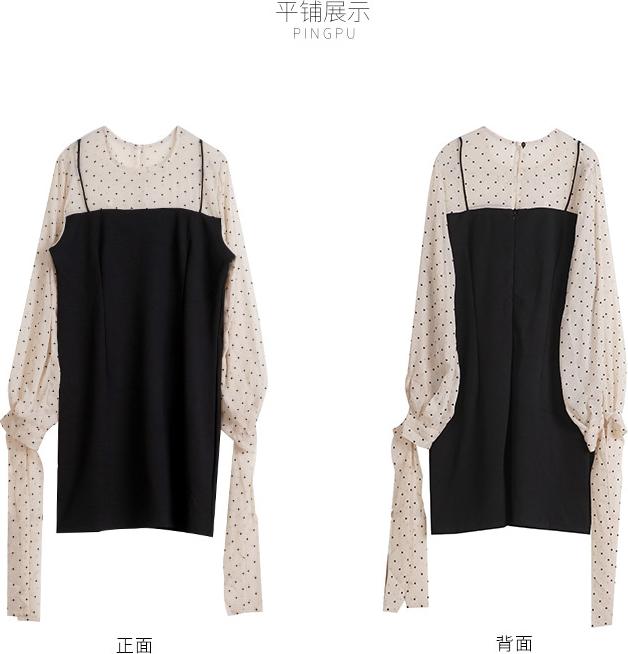 Đầm phôi voan bi style Hàn