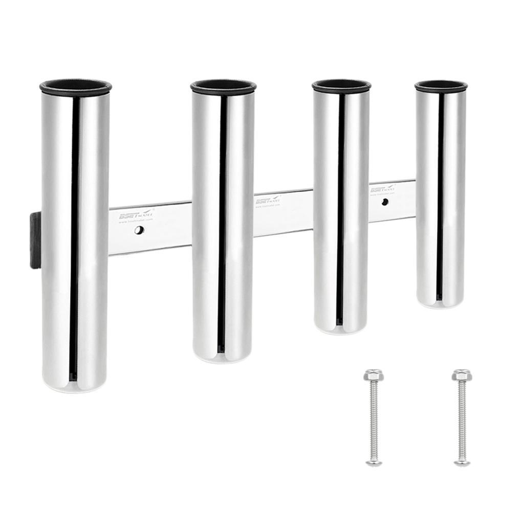 4pcs/set Stainless Steel Fishing Rod Holder Kayak Marine Boat Fish Pole Rack