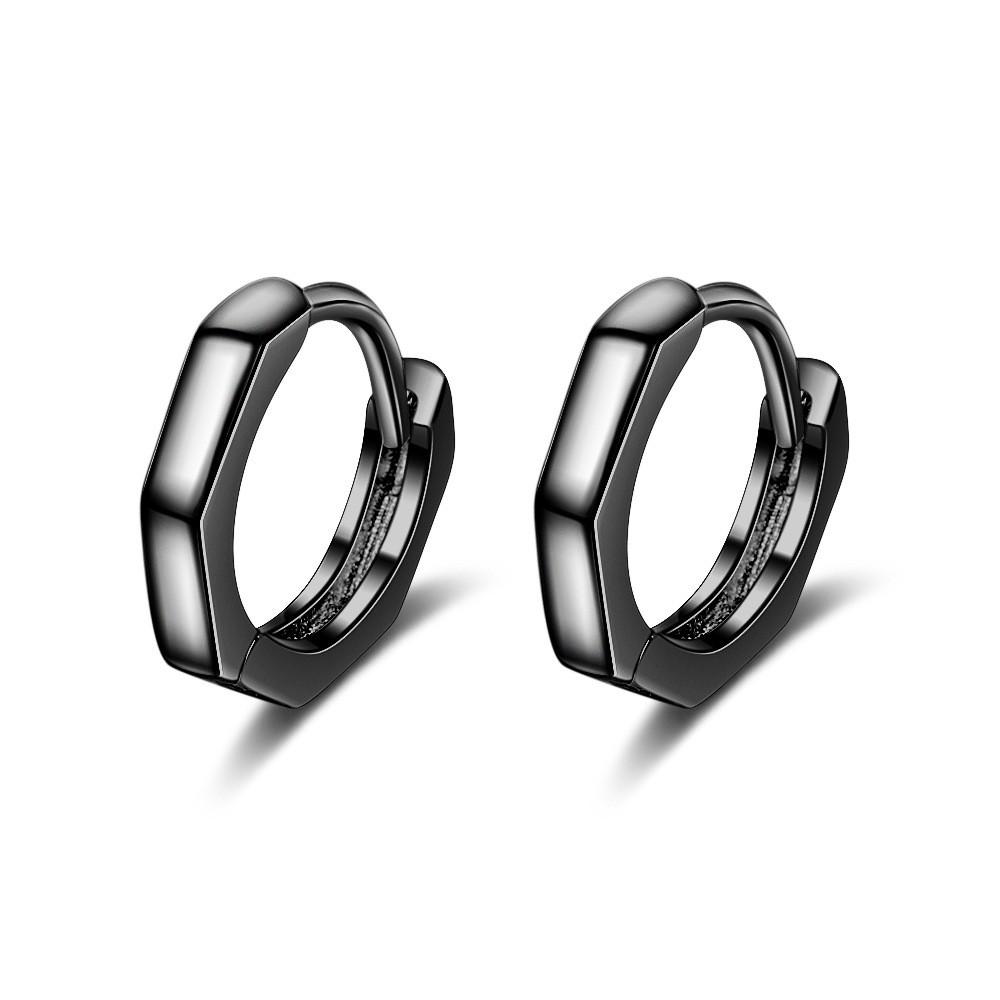 Khuyên Tai Bông Tai Nam Nữ Unisex Lục Giác Phong Cách Cá Tính Thời Trang Hàn Quốc FN03