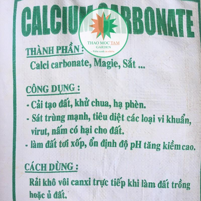 Vôi bột Calcium Carbonate - Vôi cải tạo đất, ủ đất trồng dùng trong nông nghiệp
