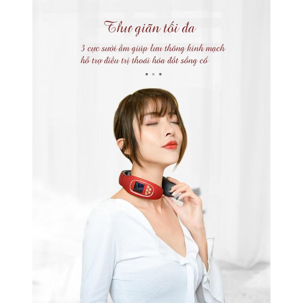 Máy massage vai cổ Dr.Meridians xung điện kèm sưởi ấm - Home and Garden