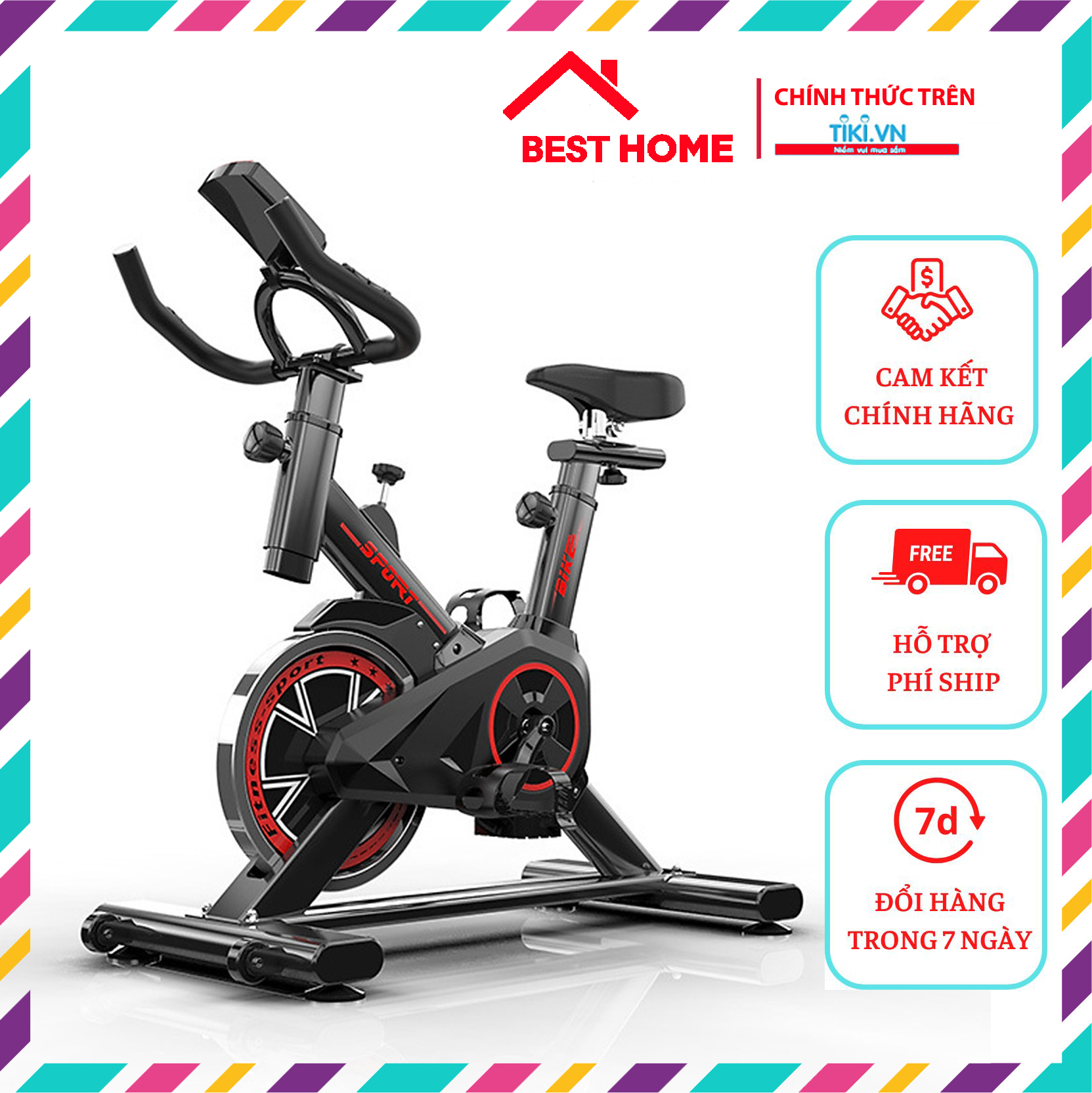 Xe đạp thể thao cao cấp tại nhà Spin Bike Q7