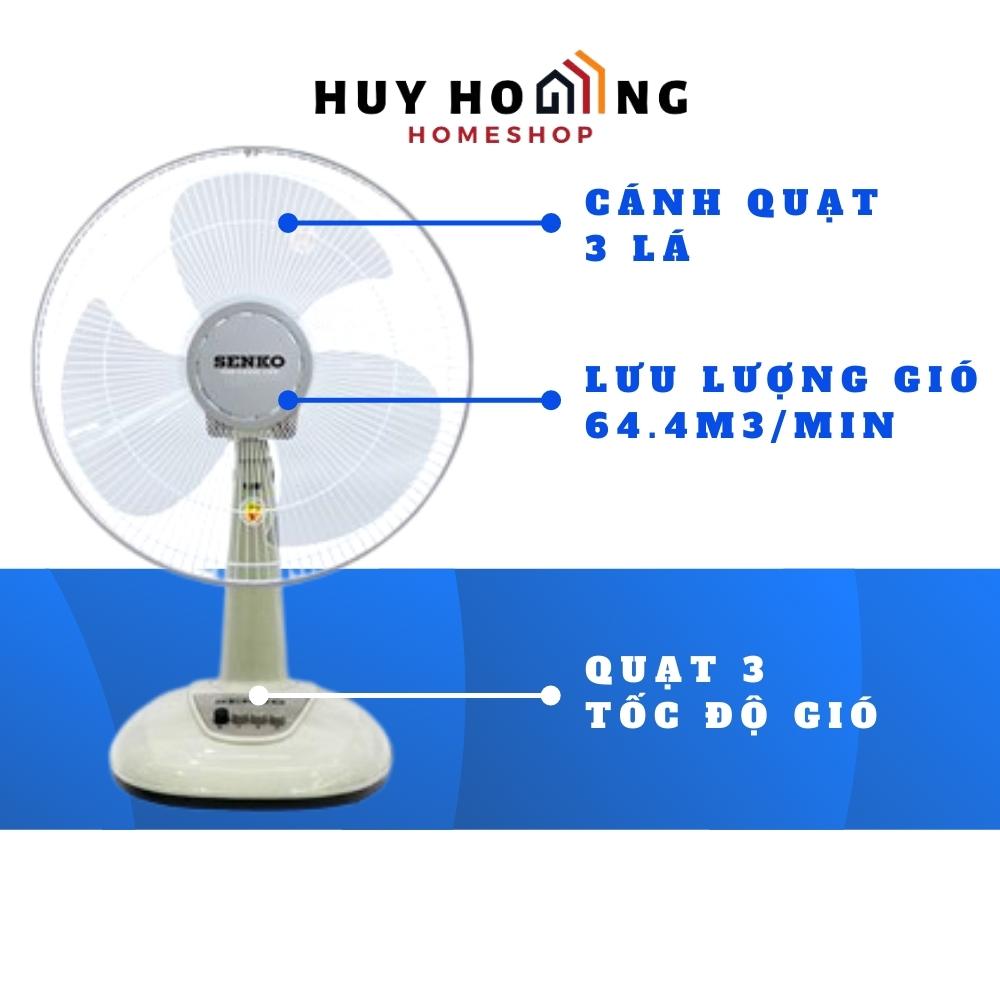 Quạt bàn Senko B1616 ( Màu ngẫu nhiên) - Hàng chính hãng