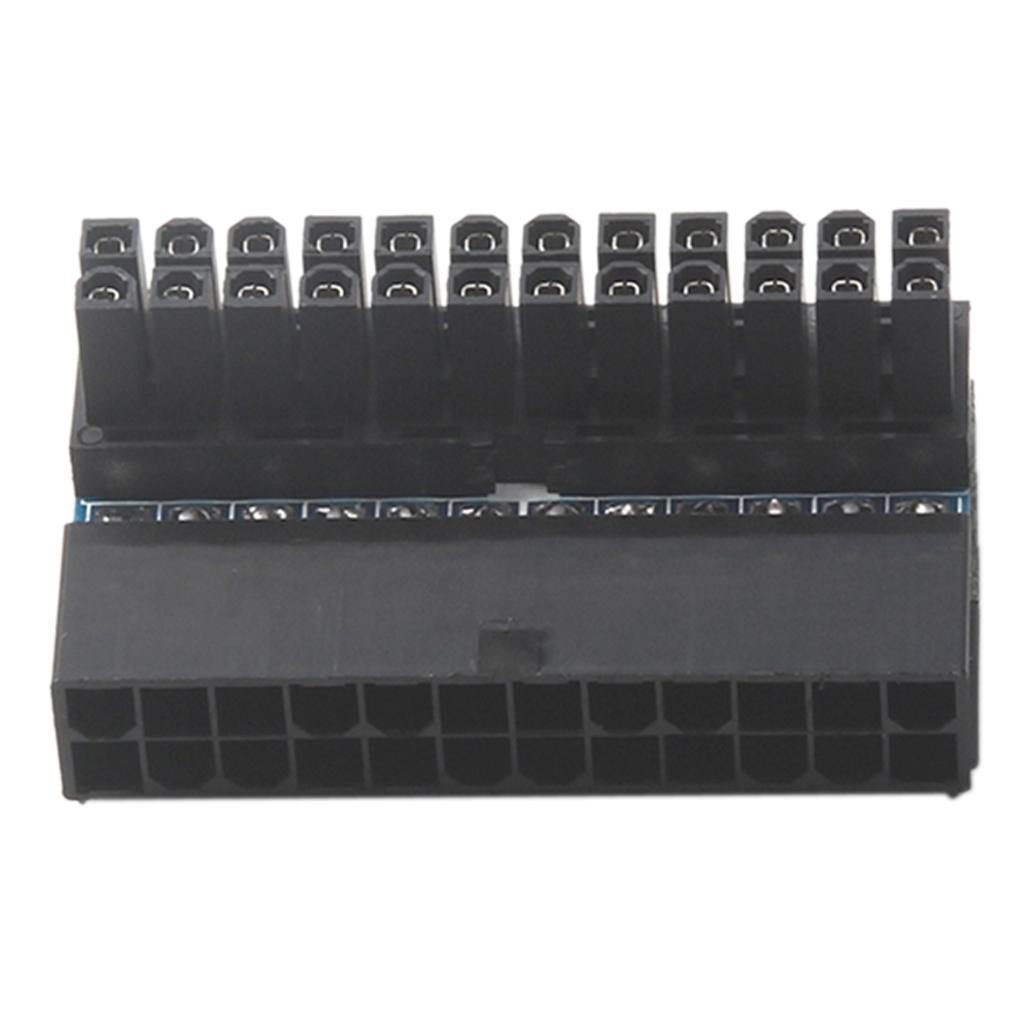 ATX 24Pin female to 24pin male right angle adapter for desktop power supply