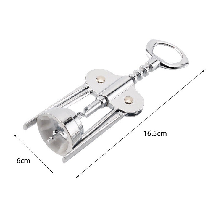Dụng Cụ Khui Mở Rượu Vang, Khui Bia Kim Loại Không Gỉ - Hàng Chính Hãng MINIIN