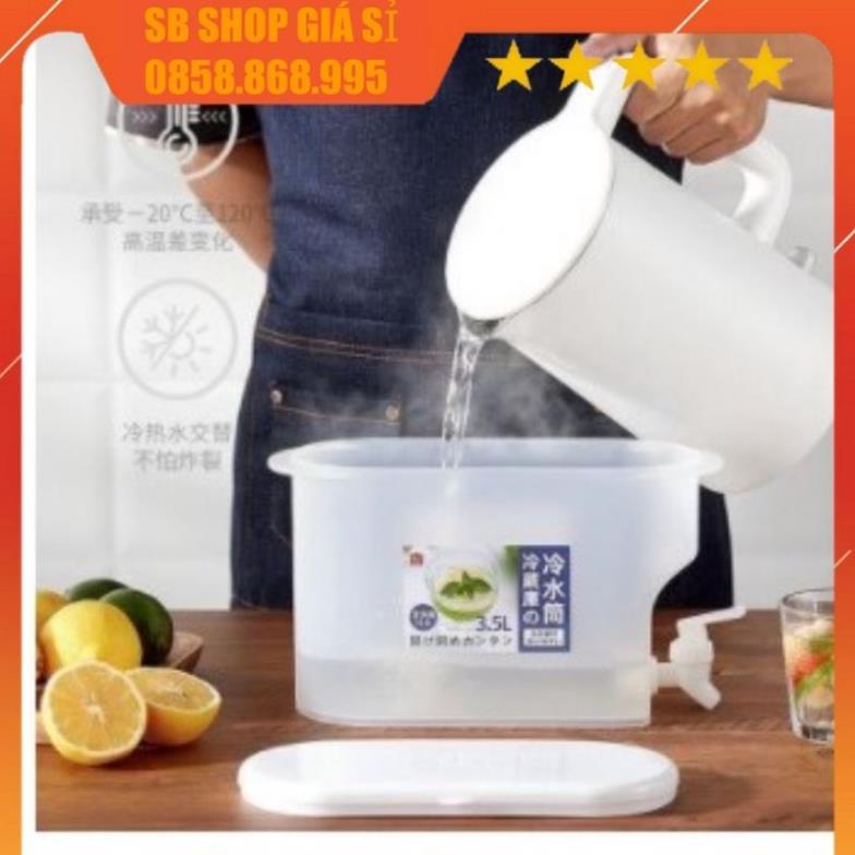 Bình nước tủ lạnh 3.5 lít có vòi chuyên để tủ lạnh siêu tiện lợi