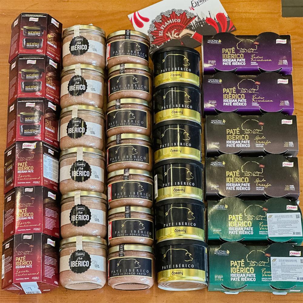 Pate heo Iberico vị Tiêu Xanh 2x78g Coren