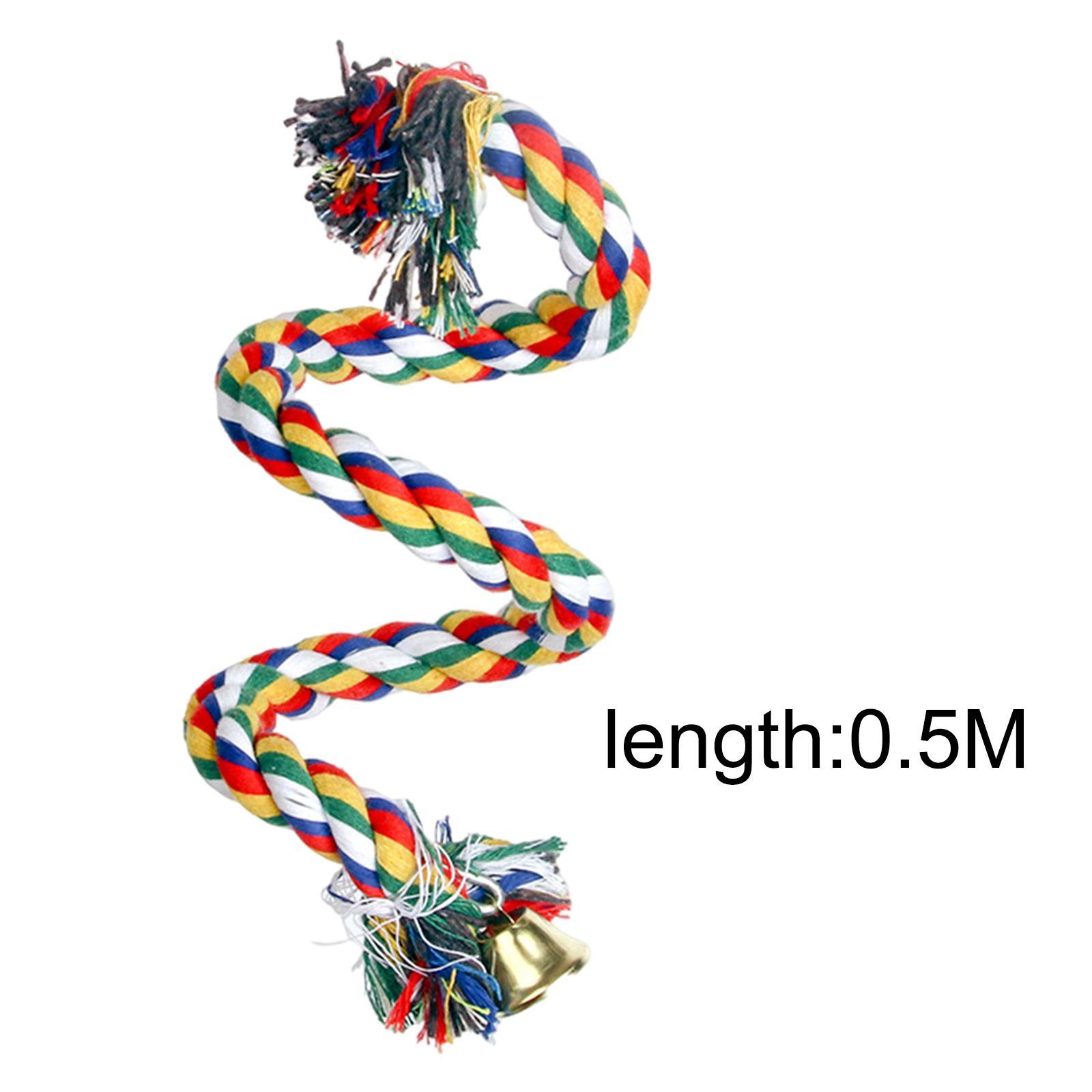 Parrot Rope Budgie  Bird Cage  Cockatiel Perch Chew