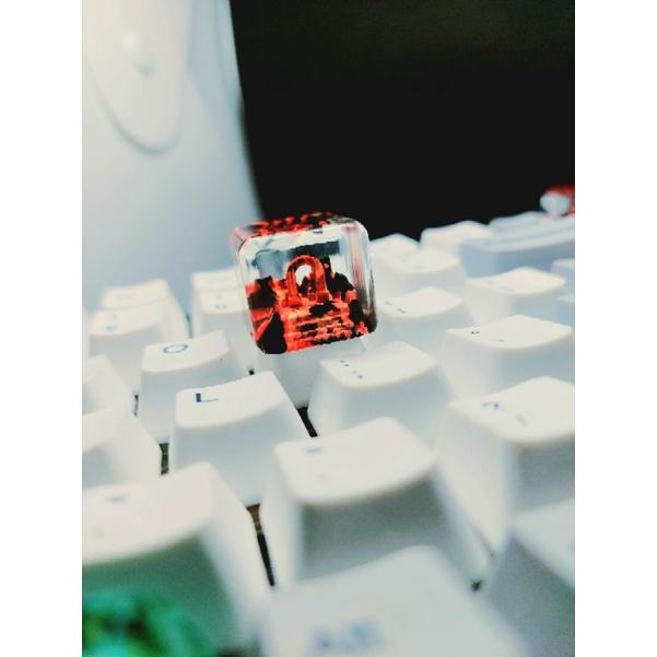 Keycap resin artisan Gate hell cube trang trí bàn phím cơ gaming