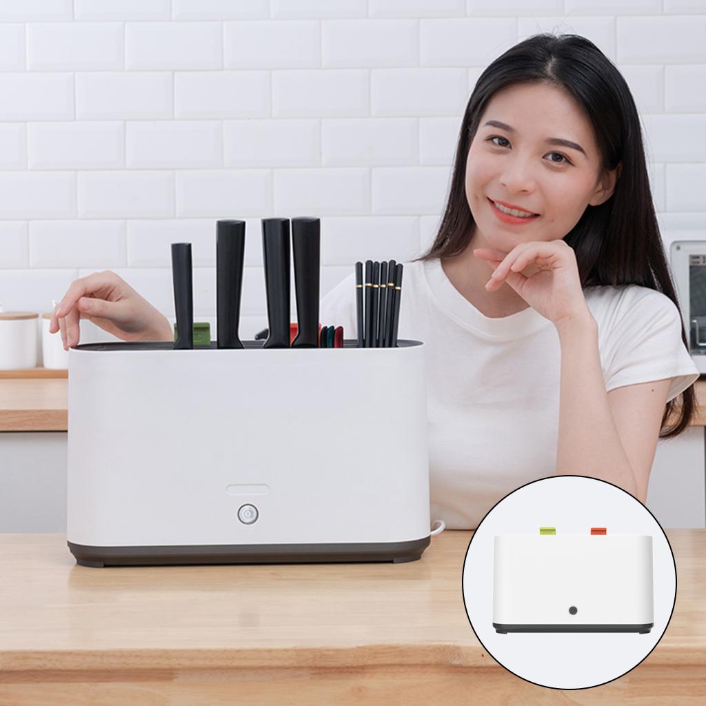 Kitchen UVC Sterilizing Disinfection Machine USB Charging Multi-function Kitchen  Holder Organizer Drying Rack