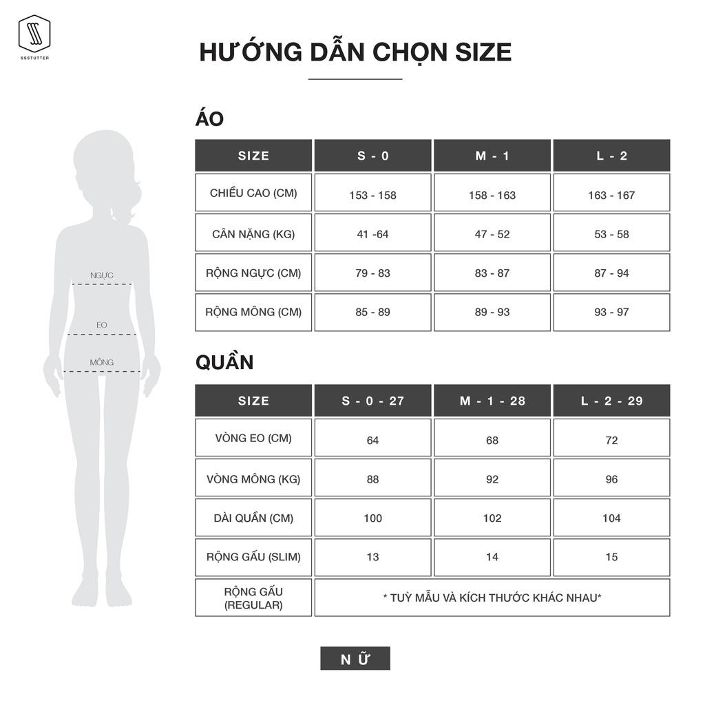 Áo croptop nữ SSSTUTTER cách điệu rút dây sườn áo tron tee