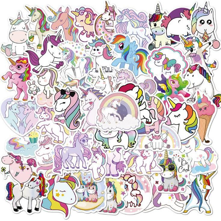 Sticker dán cao cấp Ngựa Pony Cực COOL ms#147