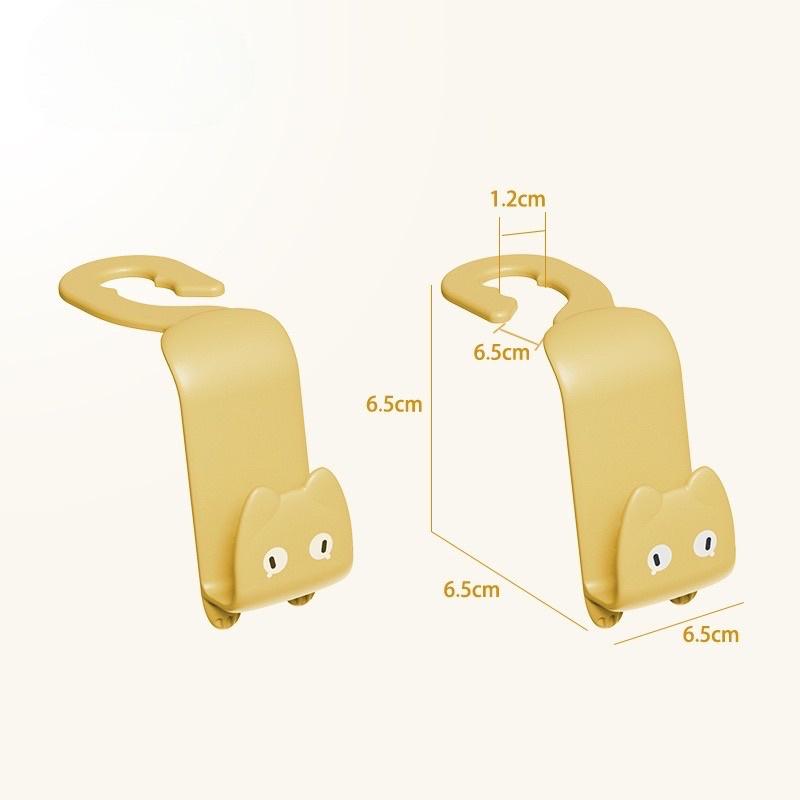 Móc Treo Đồ Sau Ghế Ô Tô Hình Ngộ Nghĩnh, Đáng Yêu/ Móc Treo Đồ Gia Dụng Trong Nhà Chịu Lực Cực Tốt