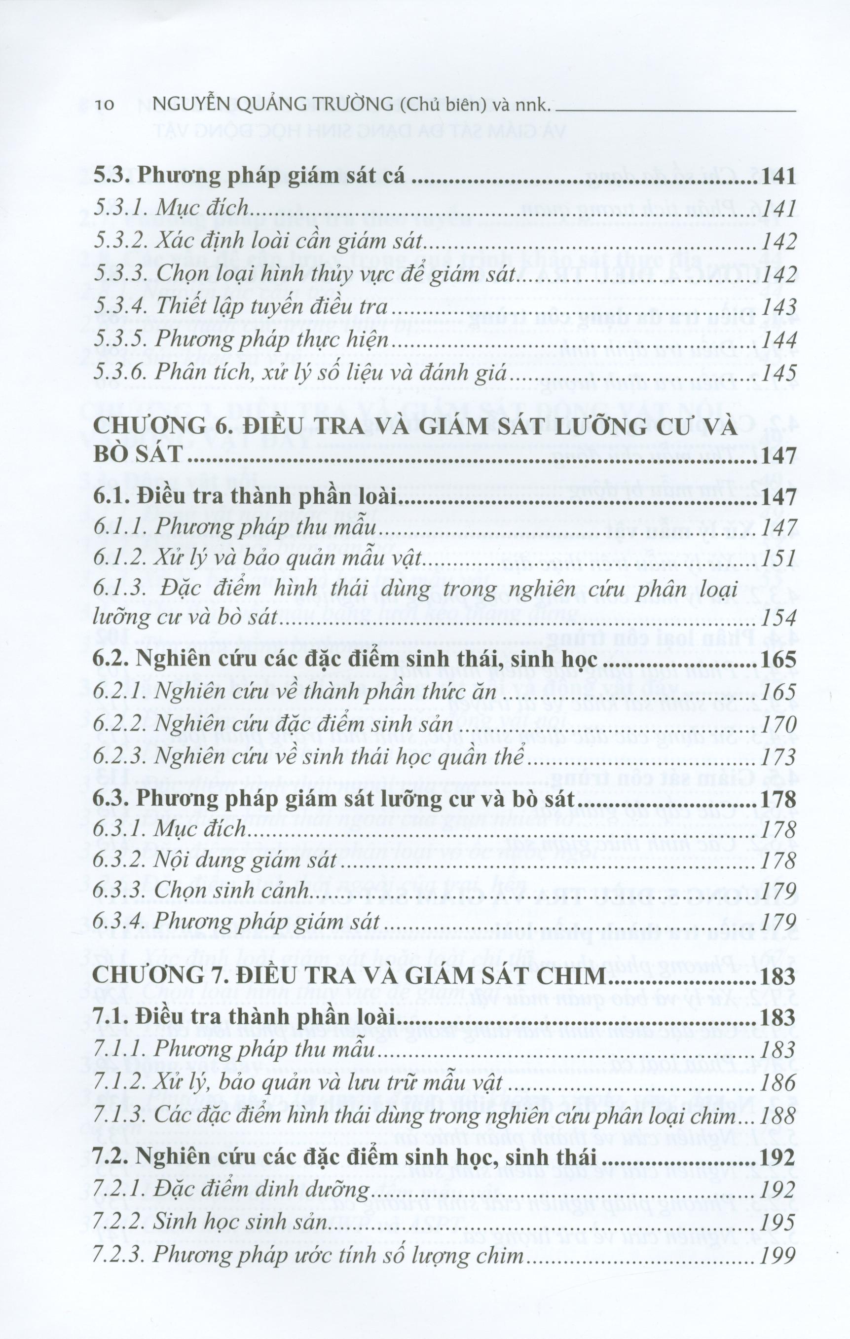 Giáo Trình Phương Pháp Điều Tra Và Giám Sát Đa Dạng Sinh Học Động Vật