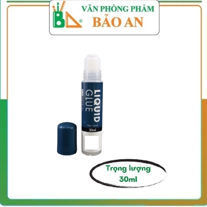 Keo dán giấy dành cho văn phòng dung tích 30ml HH Độ kết dính của keo cao, khô nhanh, an toàn, không độc hại cho người sử dụng