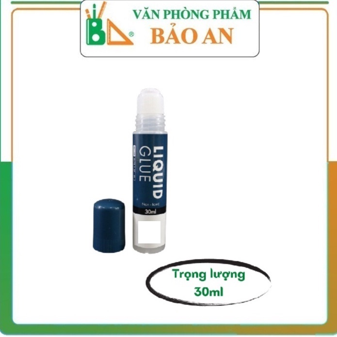 Keo dán giấy dành cho văn phòng dung tích 30ml HH (6676) Độ kết dính của keo cao, khô nhanh, an toàn, không độc hại cho người sử dụng