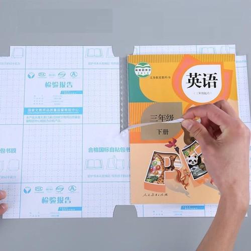 Set 10 Tờ Decal Bọc Sách Vở Trong Suốt Siêu Dai Không Thấm Nước