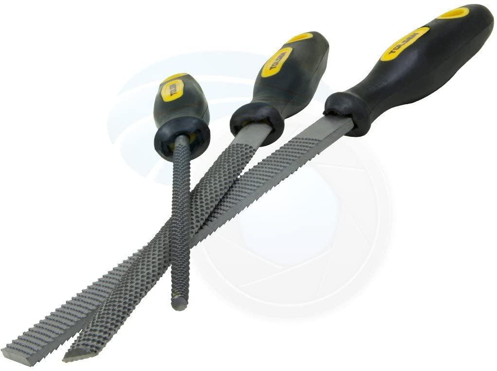 BỘ DŨA GỖ 3 CÂY 200MM,8'' TOLSEN 32037 - HÀNG CHÍNH HÃNG