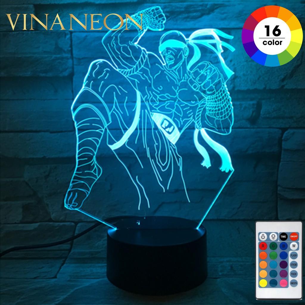 Tấm Mica Đèn Led Trang Trí Bàn Làm Việc, Phòng Ngủ Tướng LMHT Cho Anh Em Đam Mê Thể Thao Điện Tử