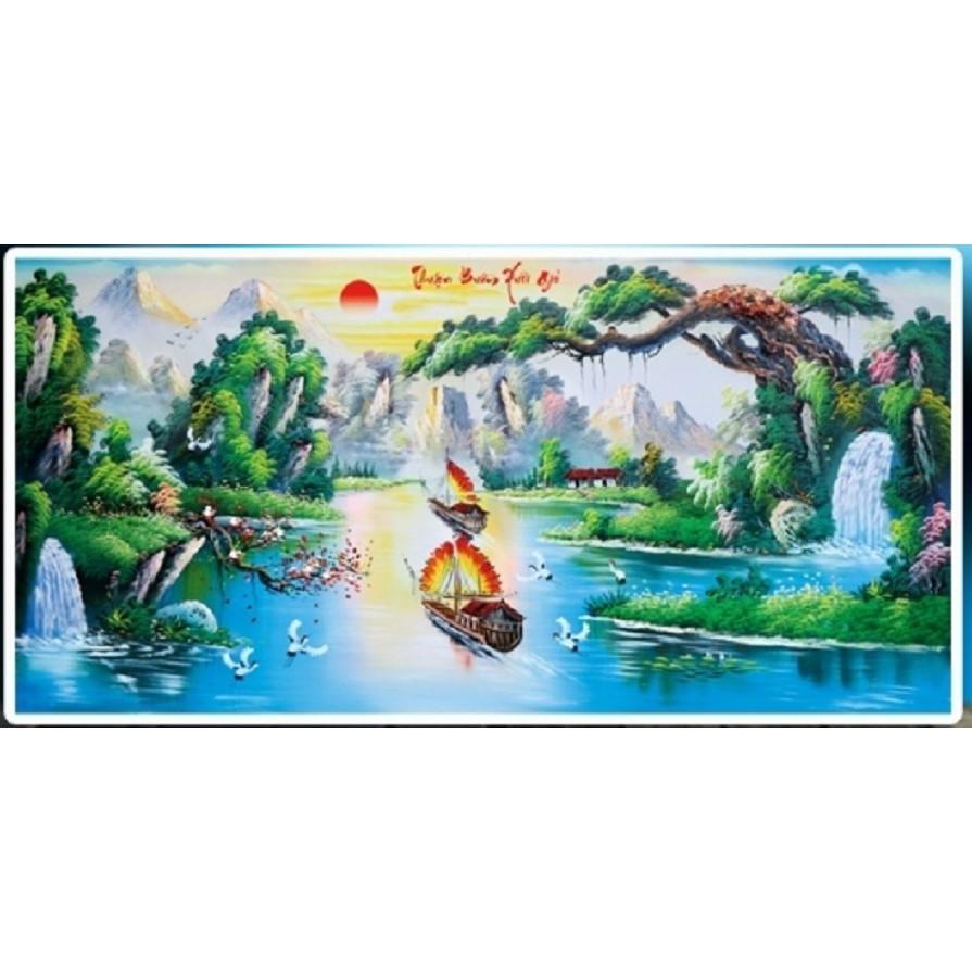 Tranh đính đá Thuận buồm xuôi gió - LV064