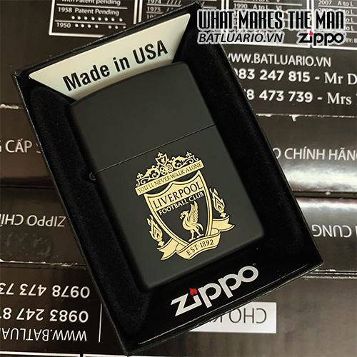 Bật Lửa Zippo 218 Khắc Liverpool 08 – Zippo 218.Liv08