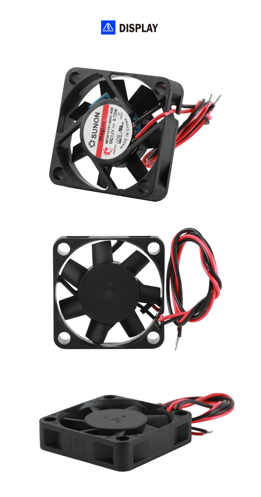 Mellow Sunon 12V/24V 3D Máy In Nhỏ Làm Mát Treo Nam Châm Chịu Lực 4010 Quạt Làm Mát Máy Đùn Hotend BLV MGN Cube Ender 3