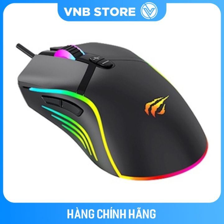 Chuột Gaming có dây Havit MS1026 (DPI 1000-6400) - Hàng Chính Hãng.