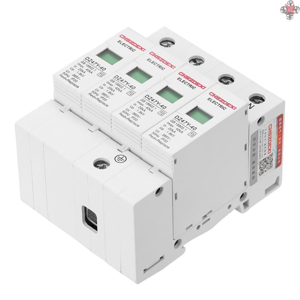 Thiết Bị Bảo Vệ Bộ Sạc Điện Áp Thấp Dz47Y-40Ka 385v Spd 4p