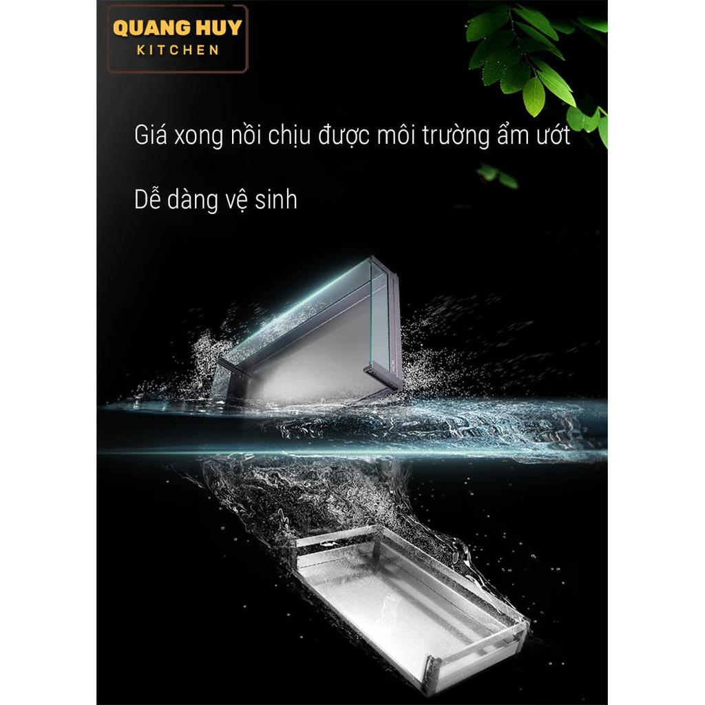Giá để xoong nồi tủ bếp dưới inox