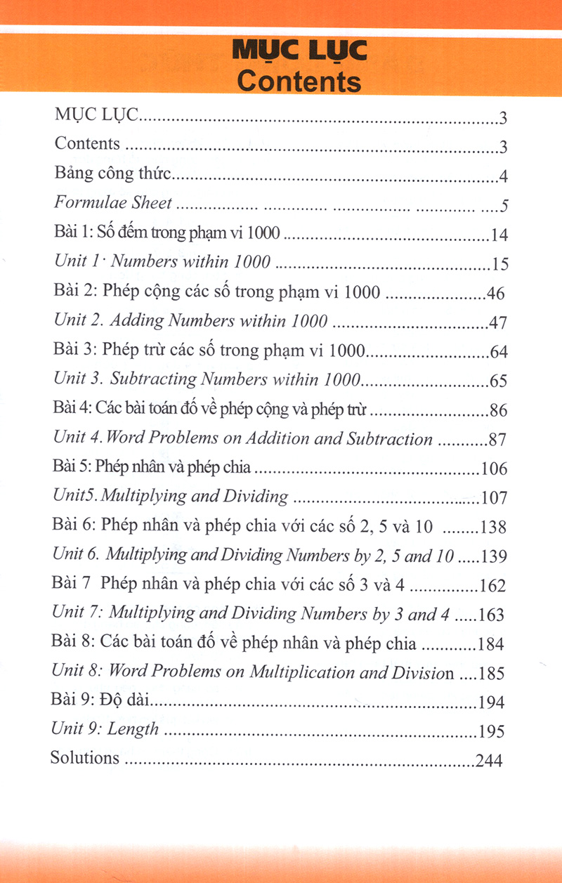 Toán Tài Năng 1A Toán lớp 1