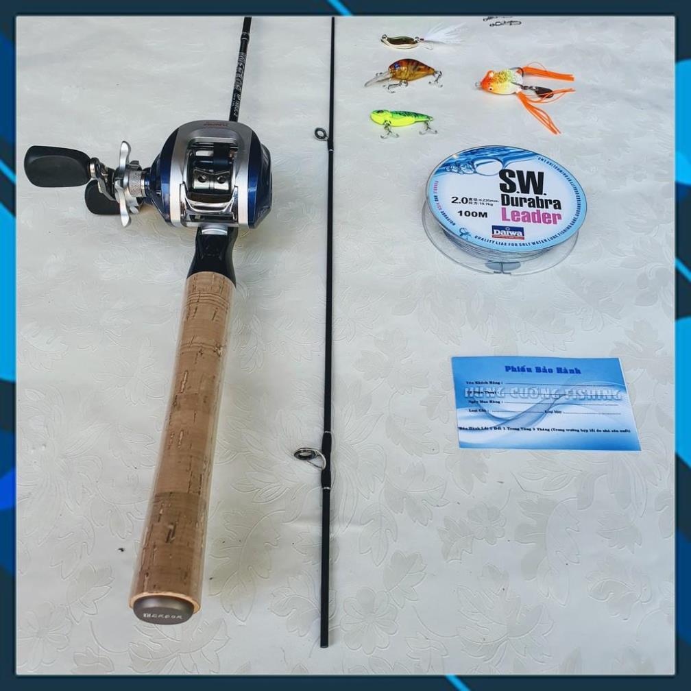 Bộ Cần Lure UL Máy Ngang YMERBOR Hàng Chất Lượng-Hàng Bảo Đảm Bộ Cần Câu Lóc